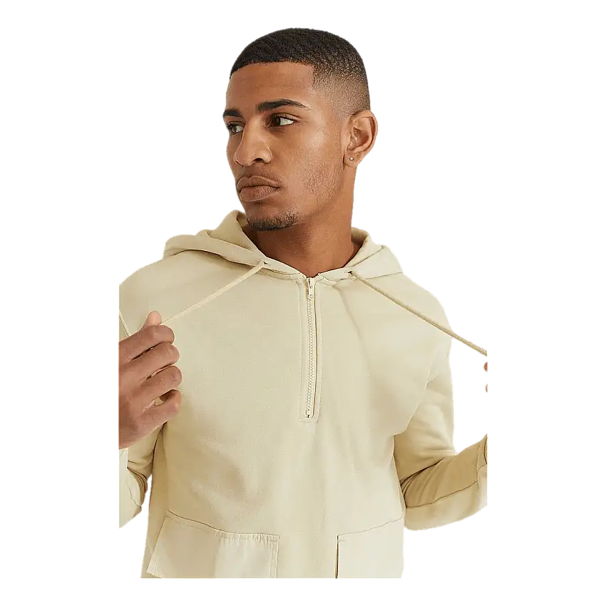 1/2 Zip Nylon Hoodie