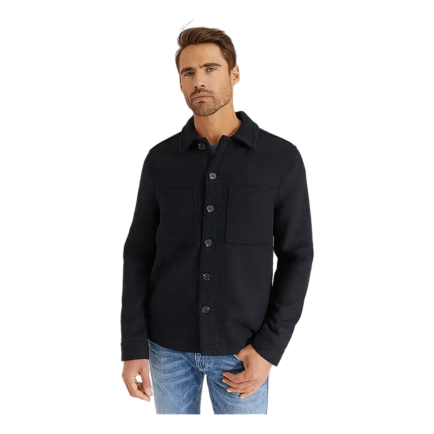 Studio Total Wool Overshirt With Pockets