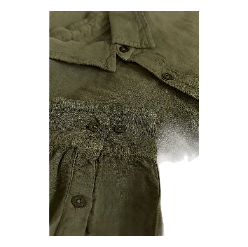 Studio Total Studio Total Classic Linen Shirt Army