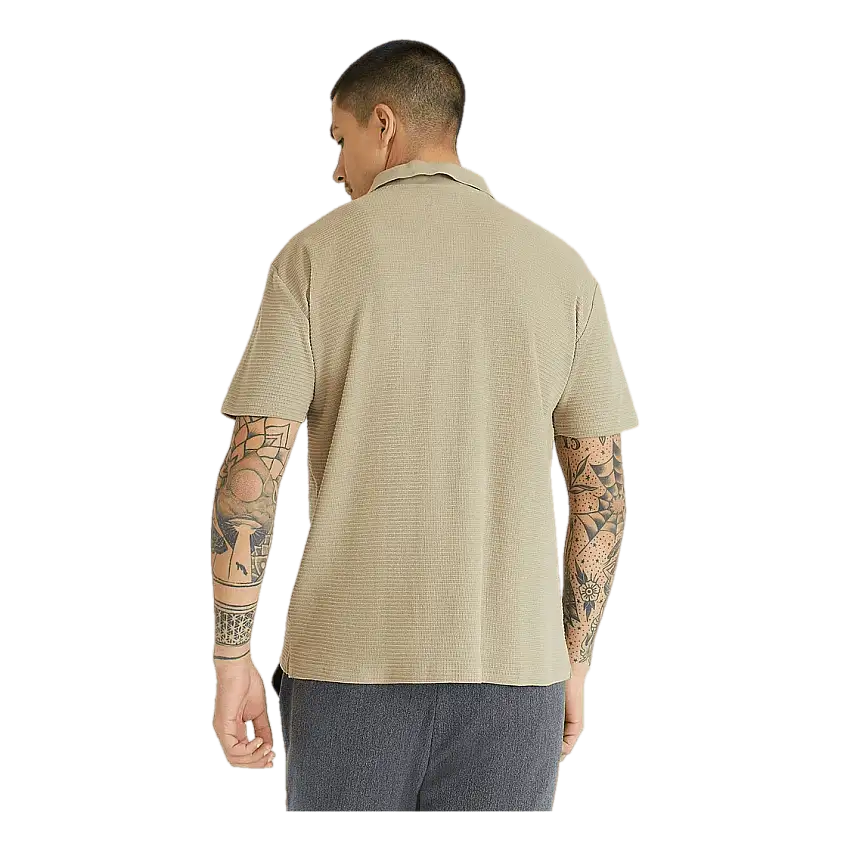 Studio Total Studio Total Structured Polo Shirt Khaki