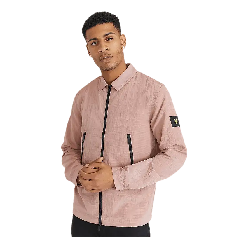 Lyle & Scott Dual Zip Overshirt Stone