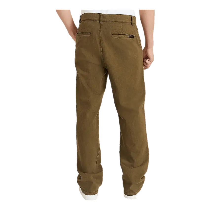 Nudie Jeans Lazy Leo Slouchy Twill Army Army
