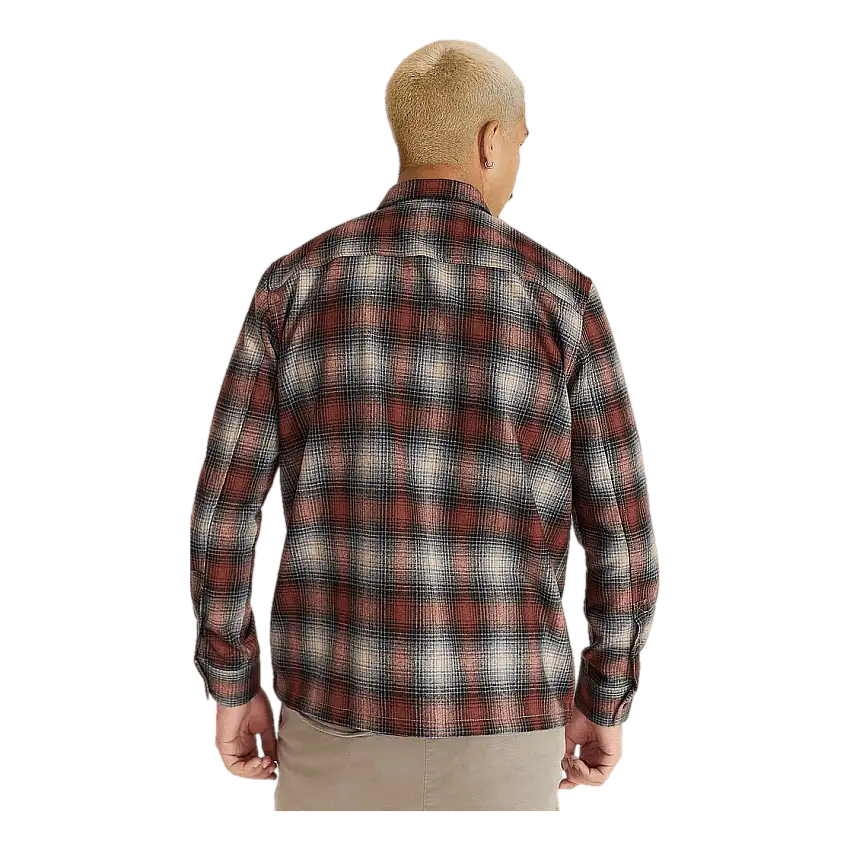 Nudie Jeans Sten Shadow Check Wool Poppy Red