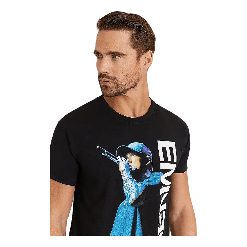 Eminem Tee Mic. Pose