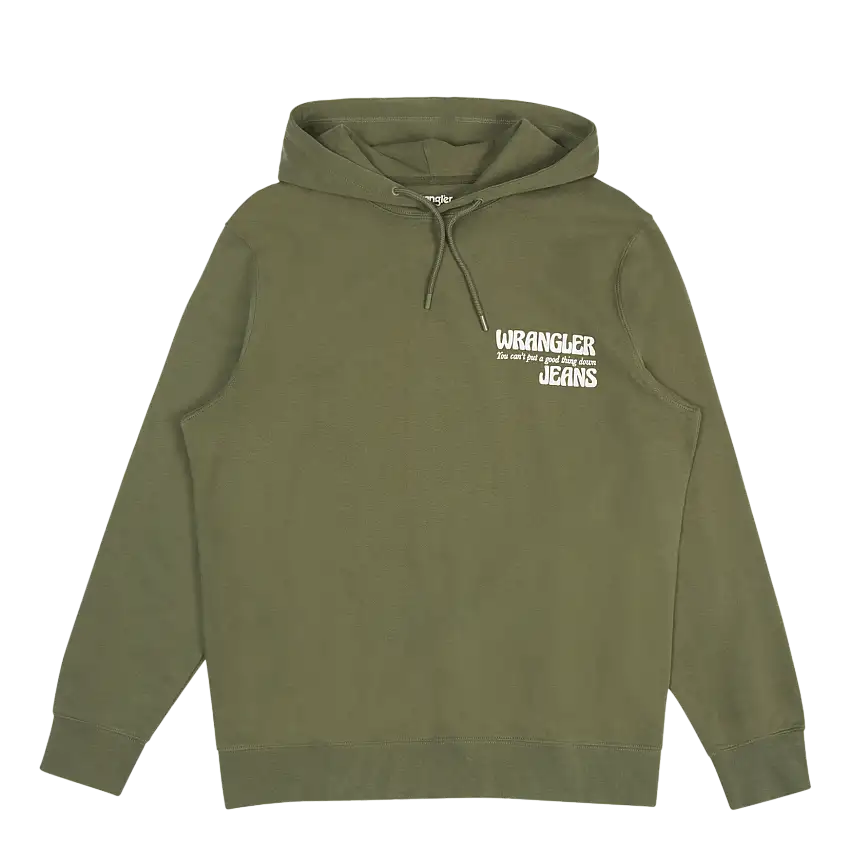 Slogan_hoodie Deep Lichen