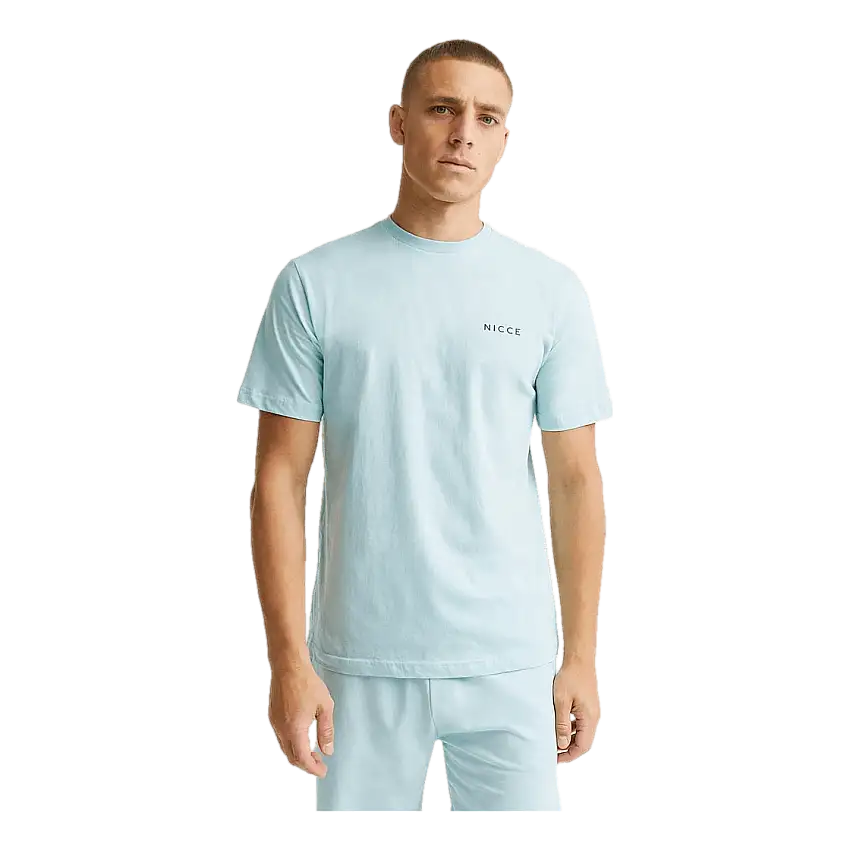Nicce Chest Logo T-shirt Aqua