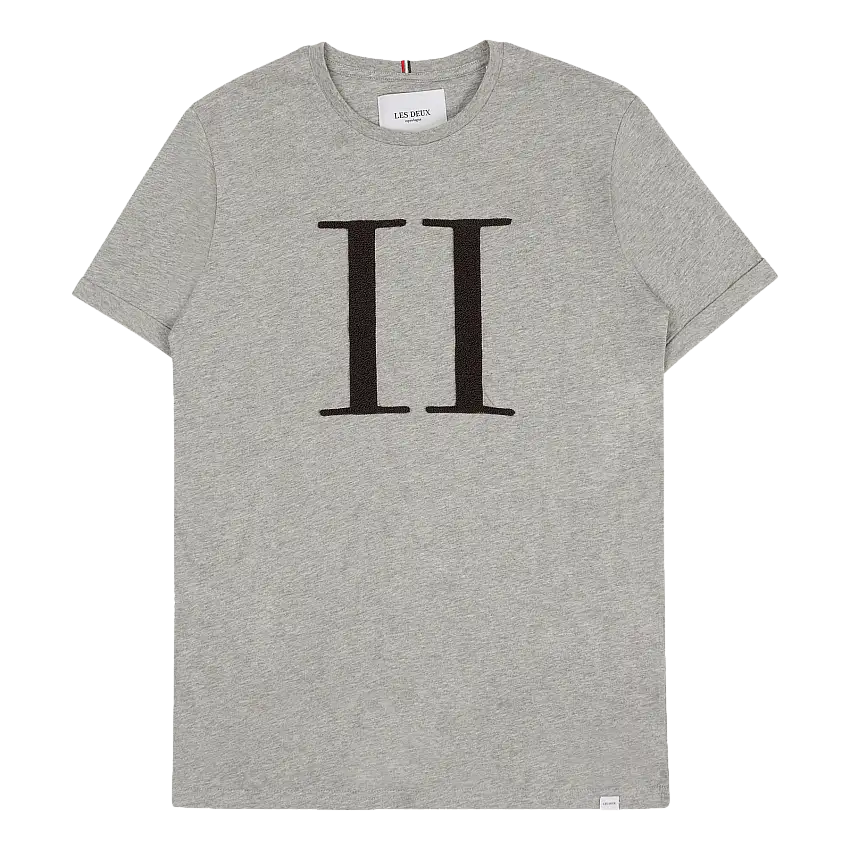 Les Deux Encore Bouclé T-shirt raven