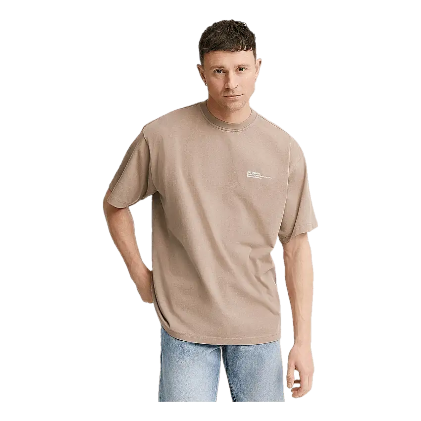 Dr. Denim Tatum Tee Sepia Vt Wordmark