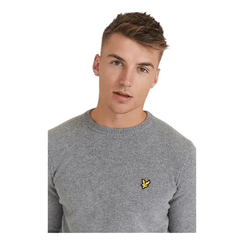 Crew Neck Lambswool Blend Jump