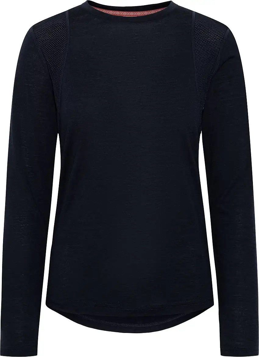 Kari Traa Women's Embla Wool Long Sleeve Dark Navy Blue