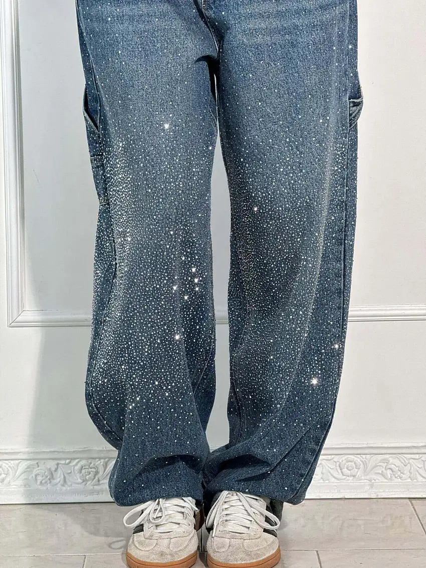 Dam Ballongjeans: Glansiga & Trendiga