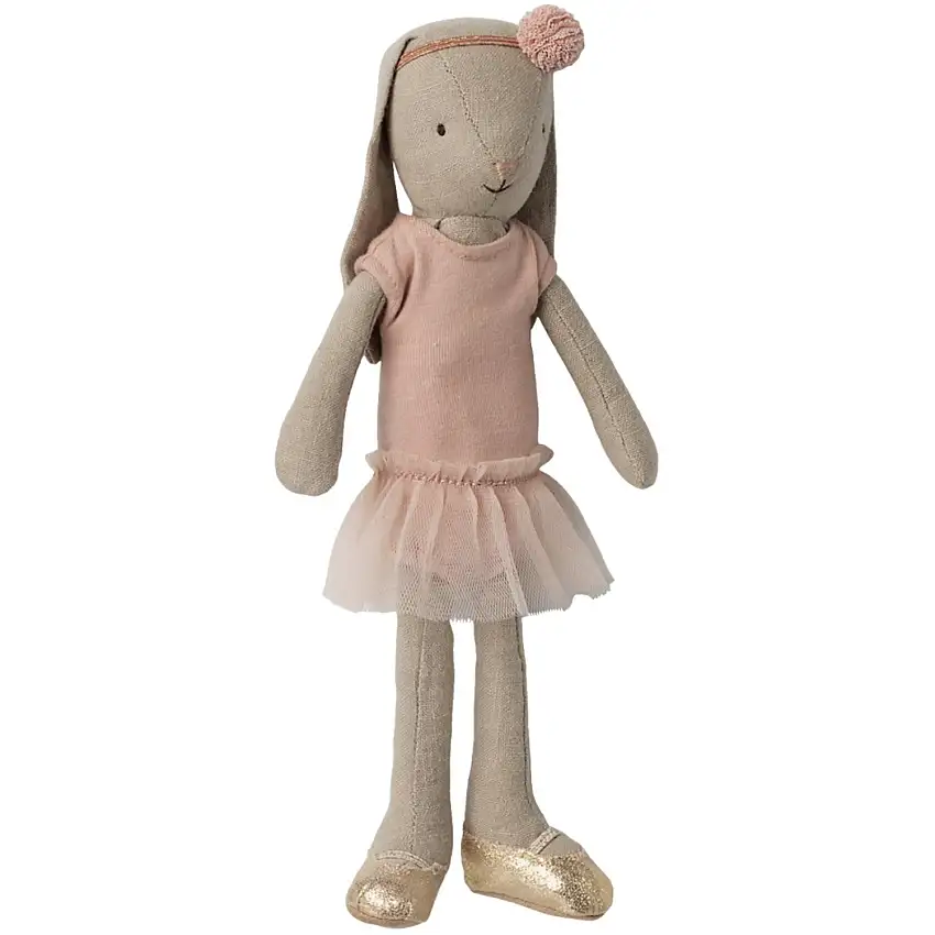 Maileg Bunny Size 2, Classic - Ballet Dräkt Och Kjol Rose