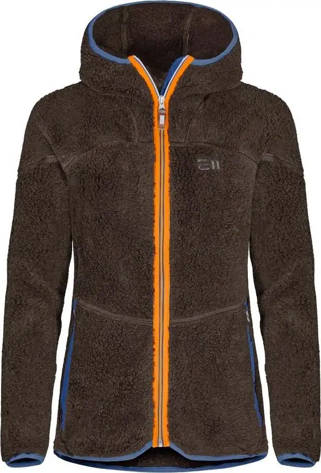 Elevenate Women's Glacier Pile Hood Shiitake Brown
