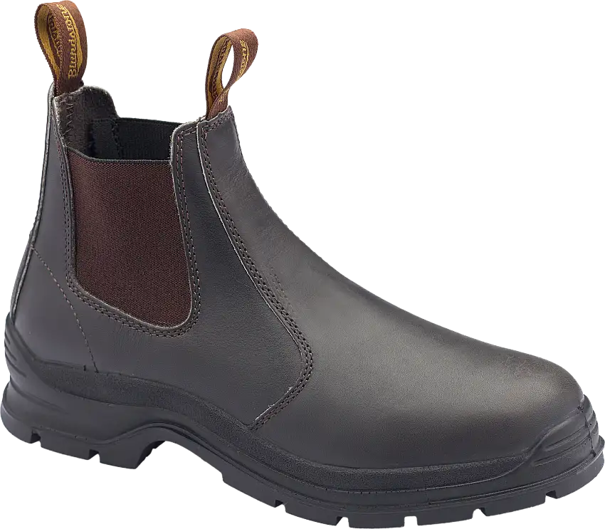 Blundstone Unisex 400 Chelsea Work Boots Brown