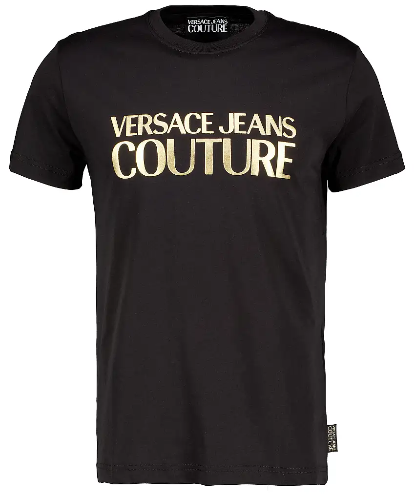 Versace Jeans Couture Logo T-Shirt Gold - Svart