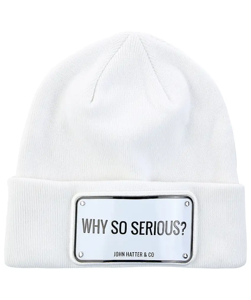 John Hatter Why so serious beanie - Vit