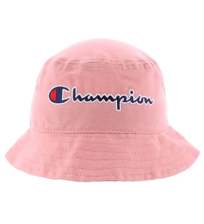 Champion Bucket Hat - Rosa m. Logo