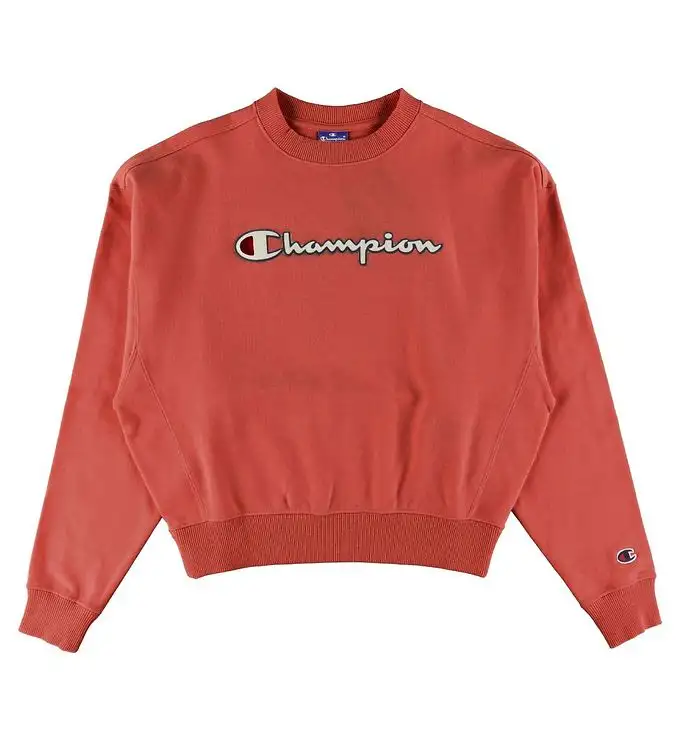 Champion Fashion Sweatshirt - Röd m. Logo