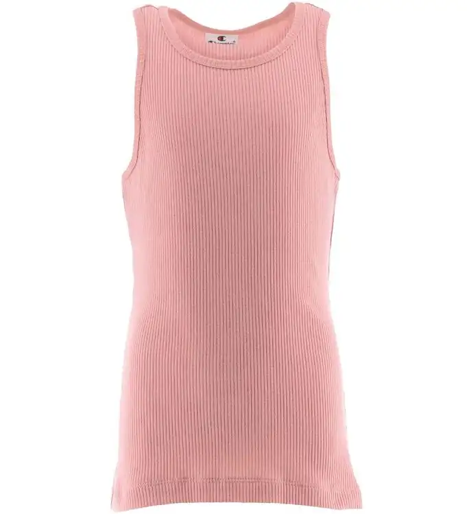 Champion Fashion Linne - Rib - Rosa