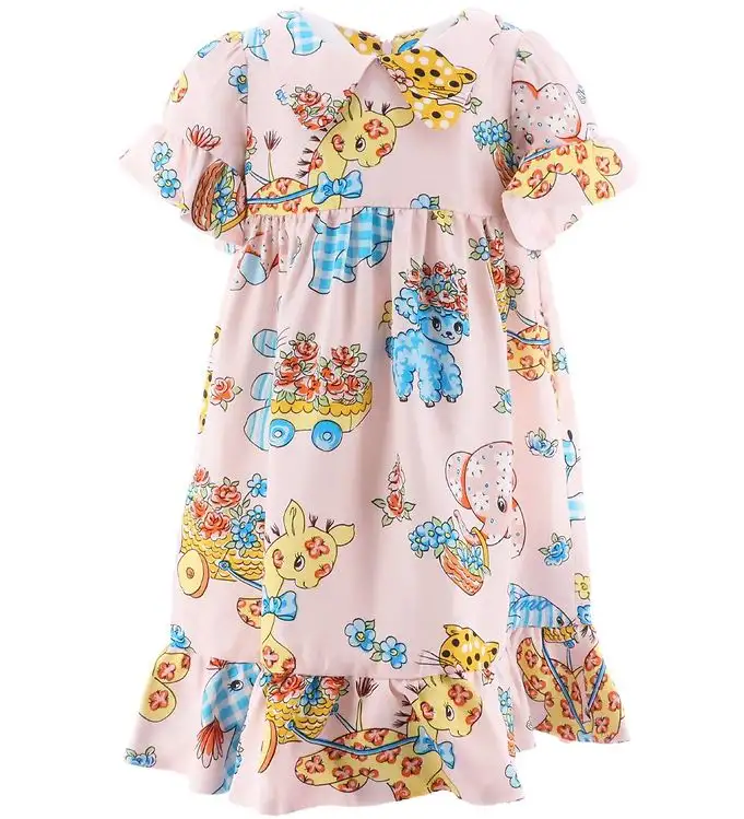 Moschino Klänning - Rosa m. Tryck