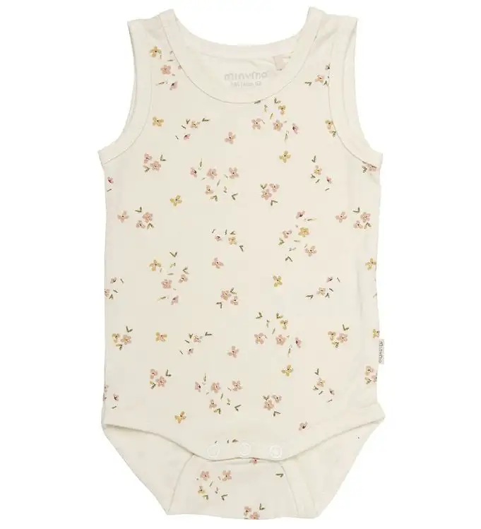 Minymo Body u/ä - Bambu - Beslöjad Rose Flower