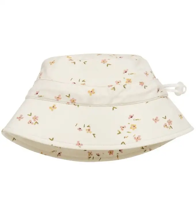 Minymo bucket hat - Bambu - Beslöjad Rose Flower