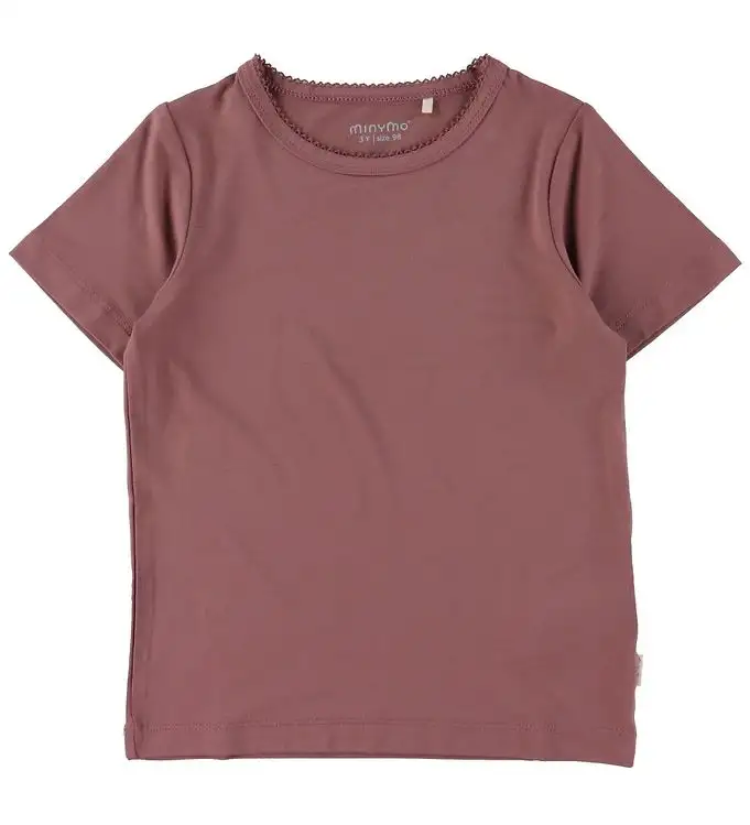 Minymo T-shirt - Bambu - Rose Brown