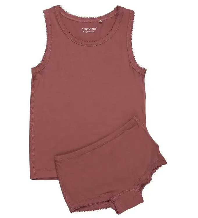 Minymo Underkläder - Bambu - Rose Brown