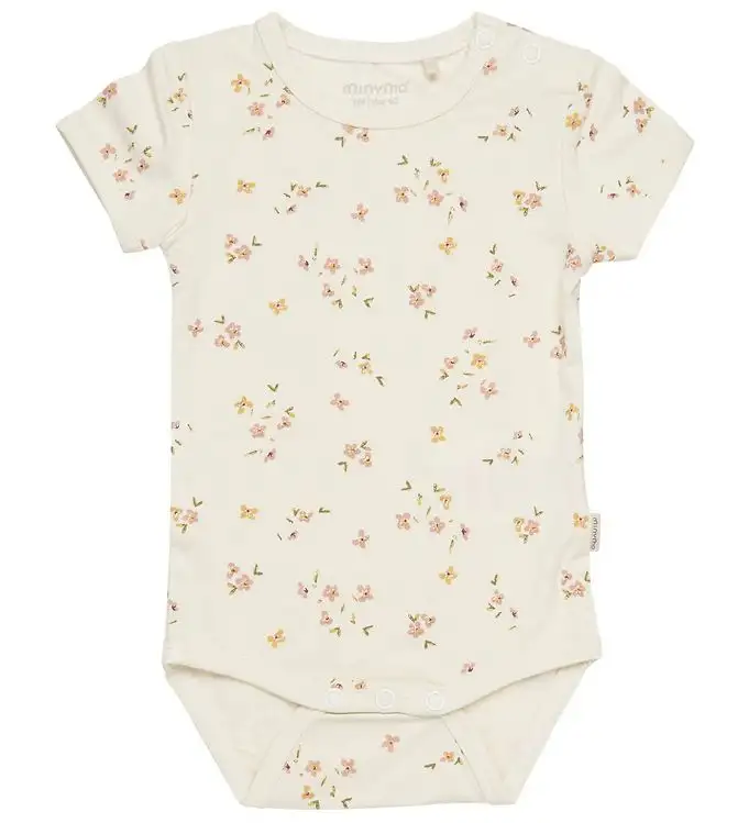 Minymo Body k/ä - Bambu - Beslöjad Rose Flower