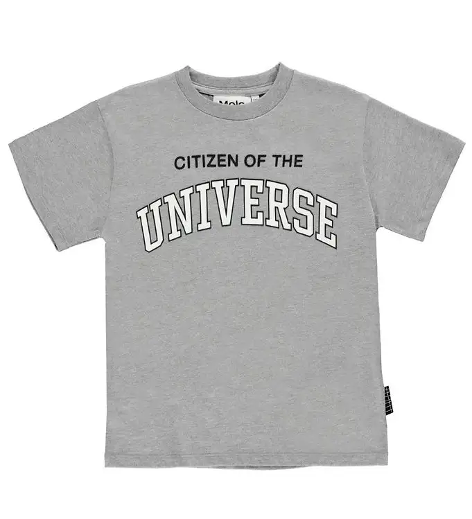 Molo T-shirt - Riley - Gråmelerad