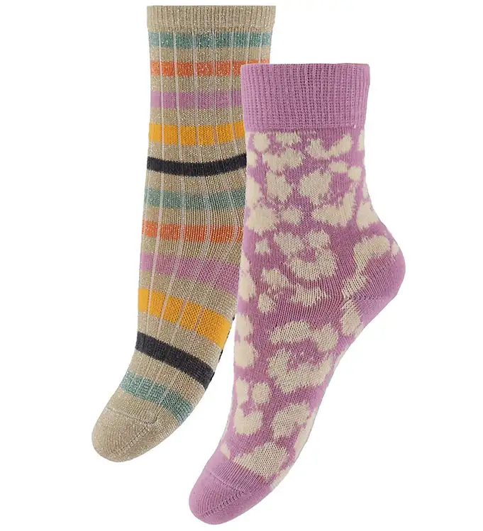 Molo Strumpor - 2-pack - Noml - Purple Jaguar