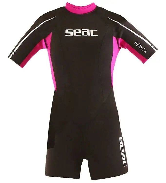 Seac Våtdräkt - Relax Shorty Lady 2, 2 mm - Svart/Rosa