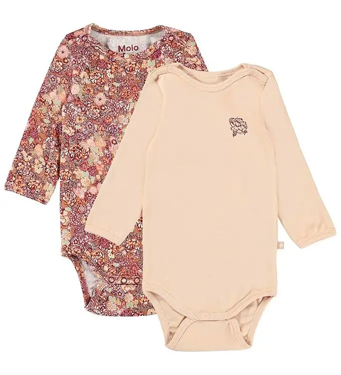 Molo Bodies l/ä - Foss - 2-pack - Fluffig blomning