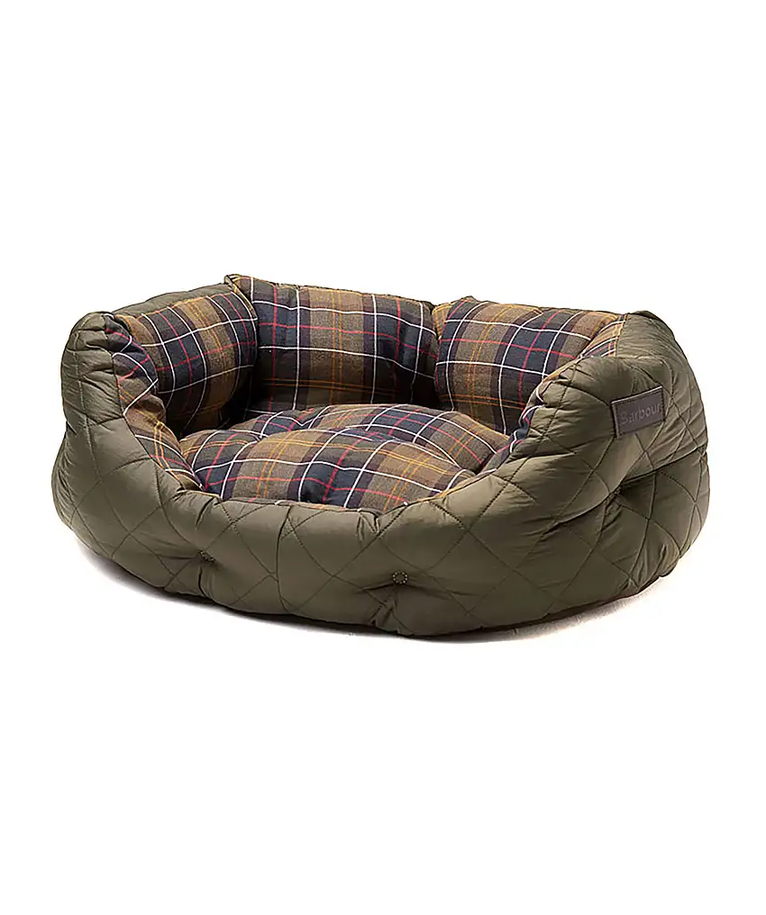 Barbour Quilted dogbed 24in - Grön