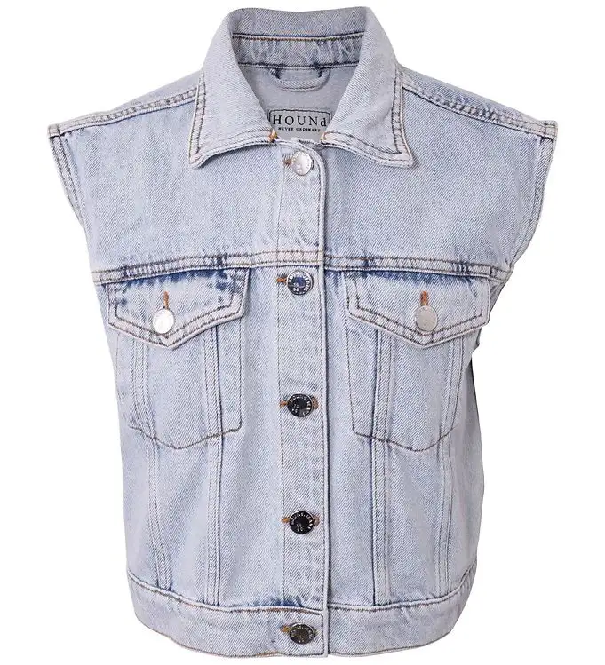 Hound Väst - Denim - Light Blue Begagnad