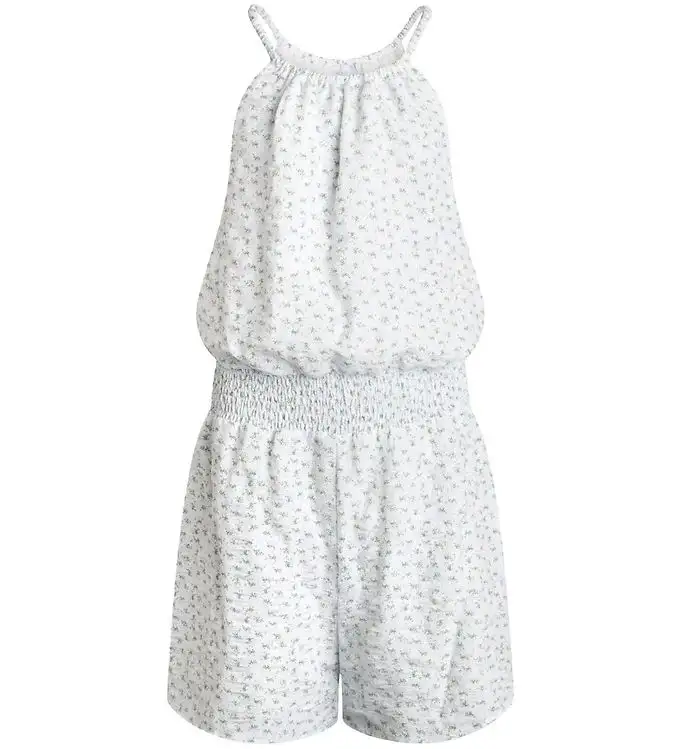 Grunt Jumpsuit - Jumpsuit - Vit m. Ljusblå