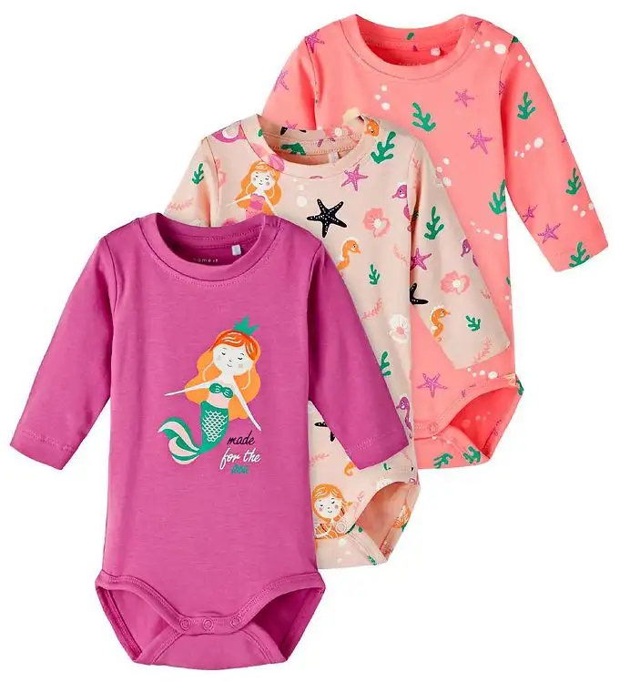 Name It Bodies l/ä - NbfOcean - 3-pack - Peach Piska