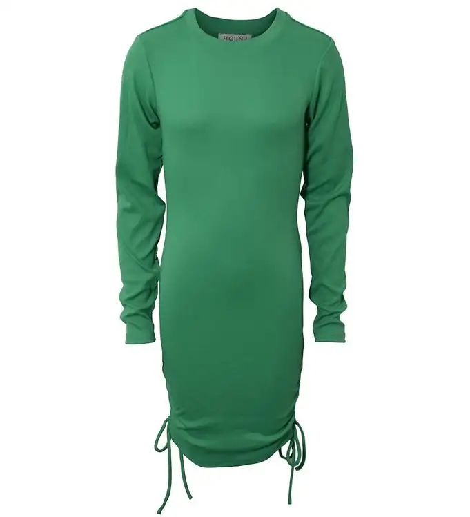 Hound Klänning - Rib - Green