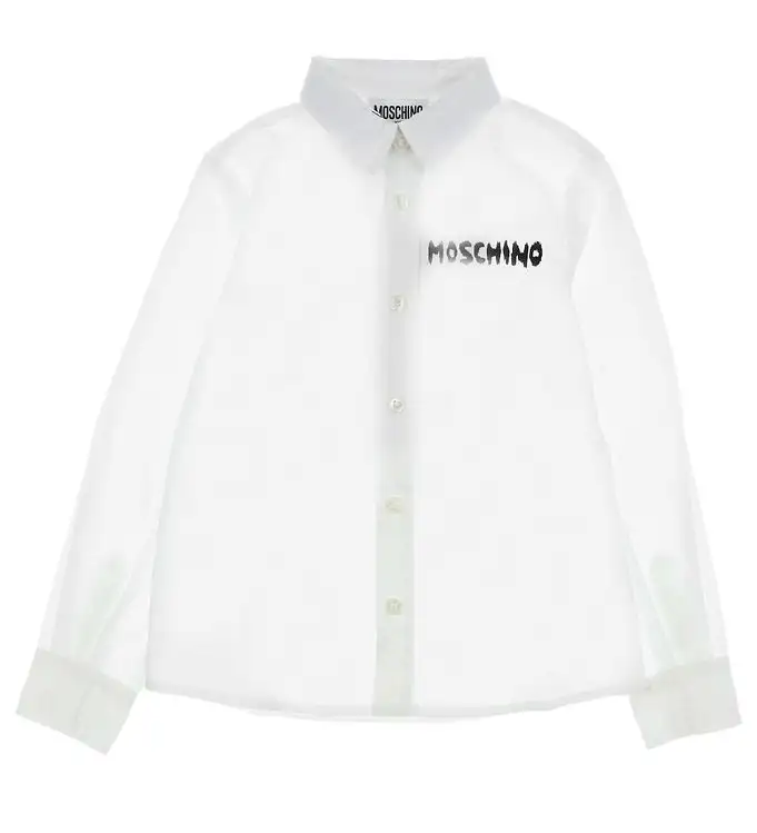 Moschino Skjorta - Vit m. Gosedjur