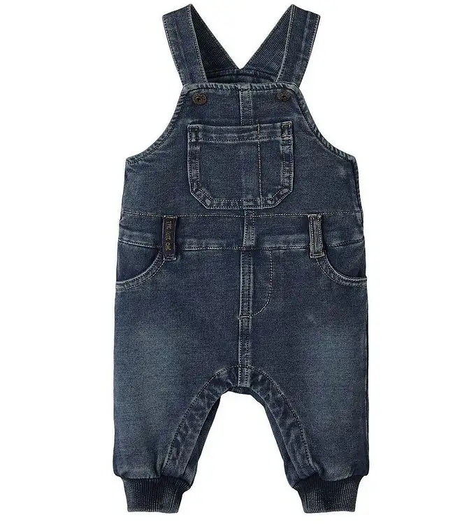 Name It Hängselbyxor - Noos - NbmBundo - Dark Blue Denim