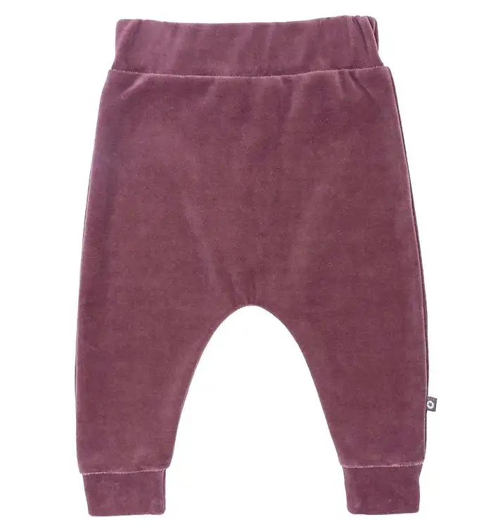Smallstuff Velourbyxor - Dark Rose