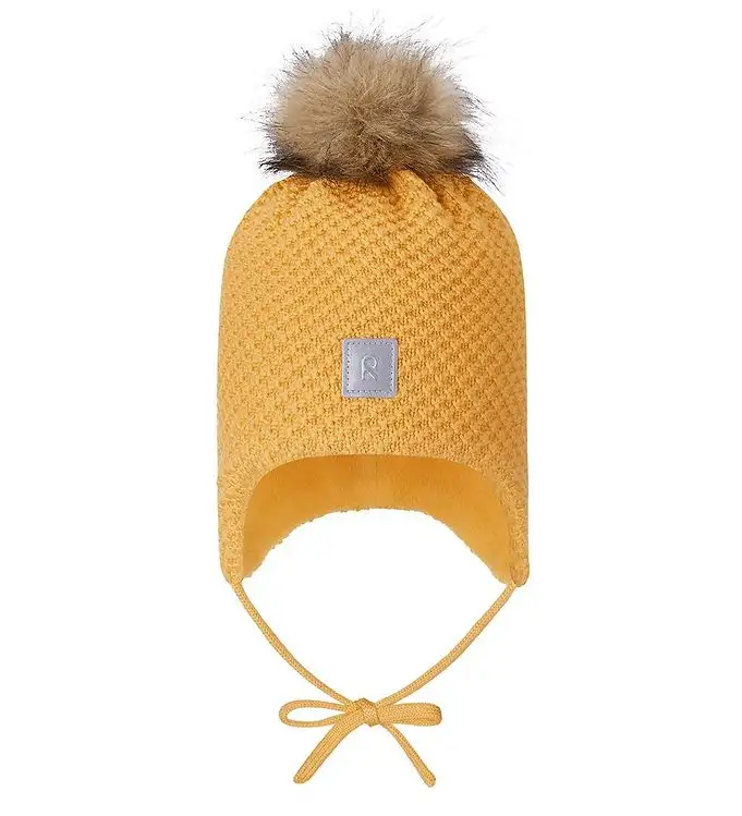 Reima Mössa m. Fleece - Ull/Polyester - Murmeli - Amber Yellow m