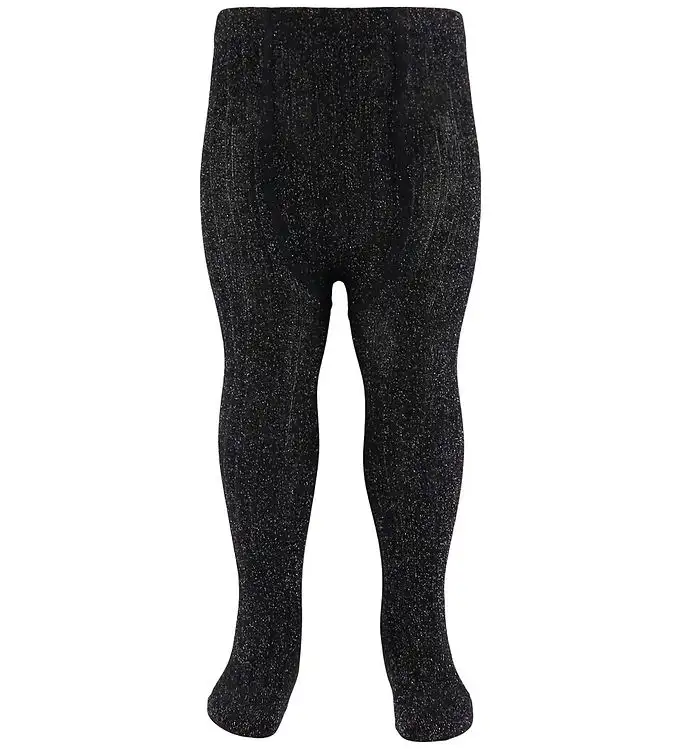 Condor Strumpbyxor - Viskos - Rib - Svart m. Glitter