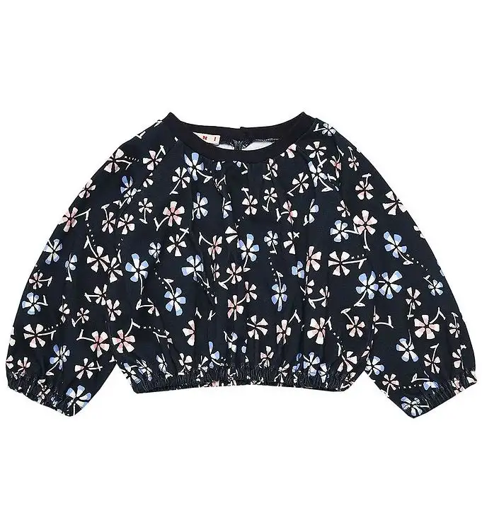 Marni Tröja - Marinblå m. Blommor