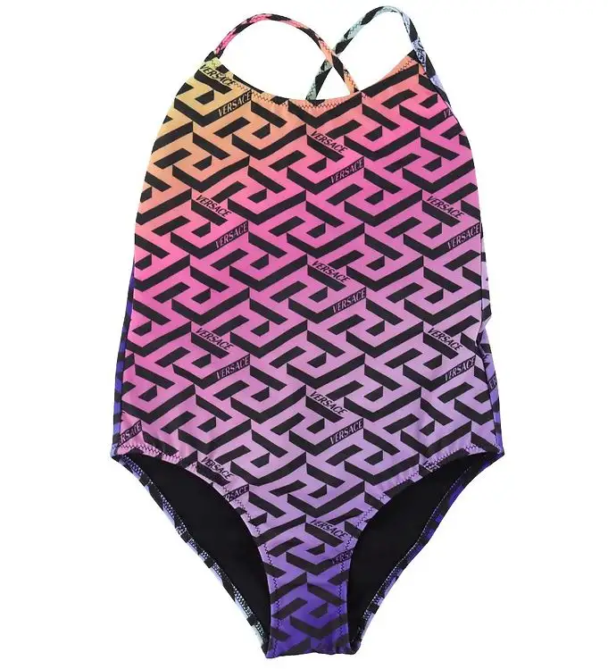 Versace Baddräkt - Fuchsia m. Svart