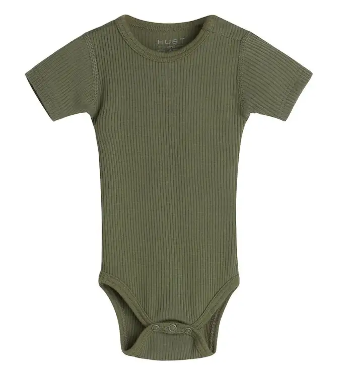 Hust and Claire Body k/ä - Bet - Rib - Ull - Dusty Green