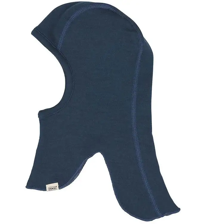 Voksi Balaklava - Ull - Dubbel - Vändbar - Poppy Blue