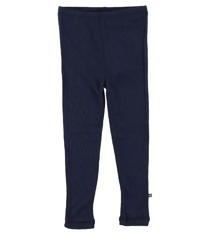 Smallstuff Leggings - Ull - Marinblå