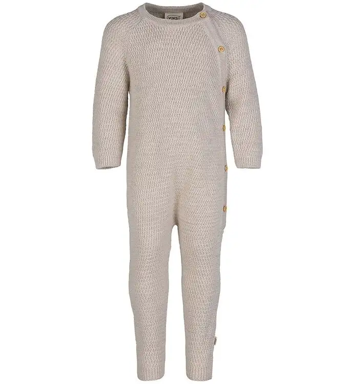 Voksi Onesie - Ull - Snäckskal Sand