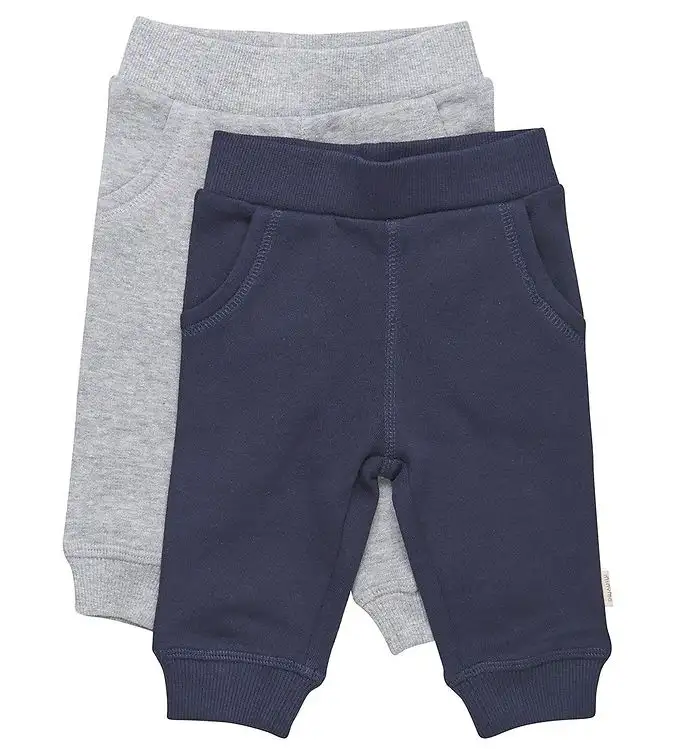 Minymo Sweatpants - 2-pack - Dark Marinblå